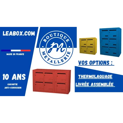 Module boîte aux Lettres -  Thermolaquage sur mesure