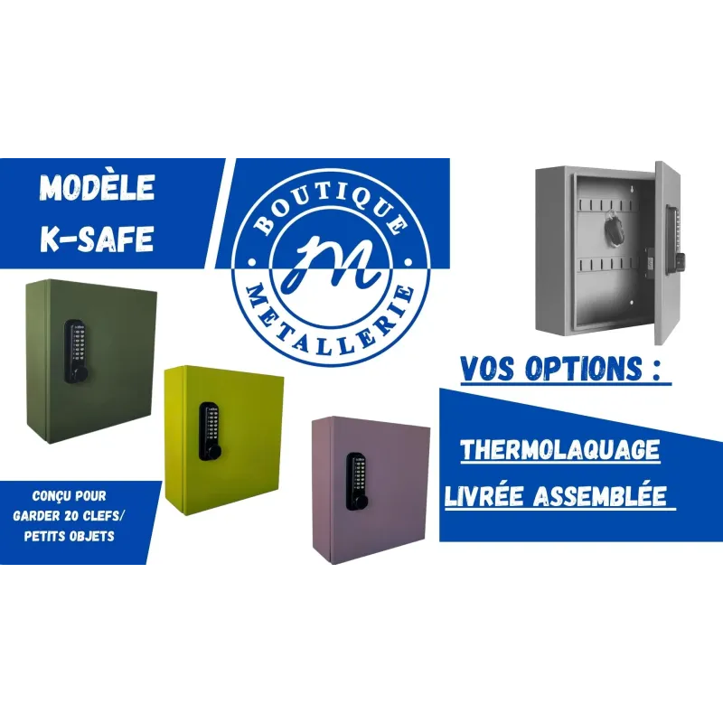 Boîte à clef thermolaquée - Modèle K-SAFE- Livraison 5/10j
